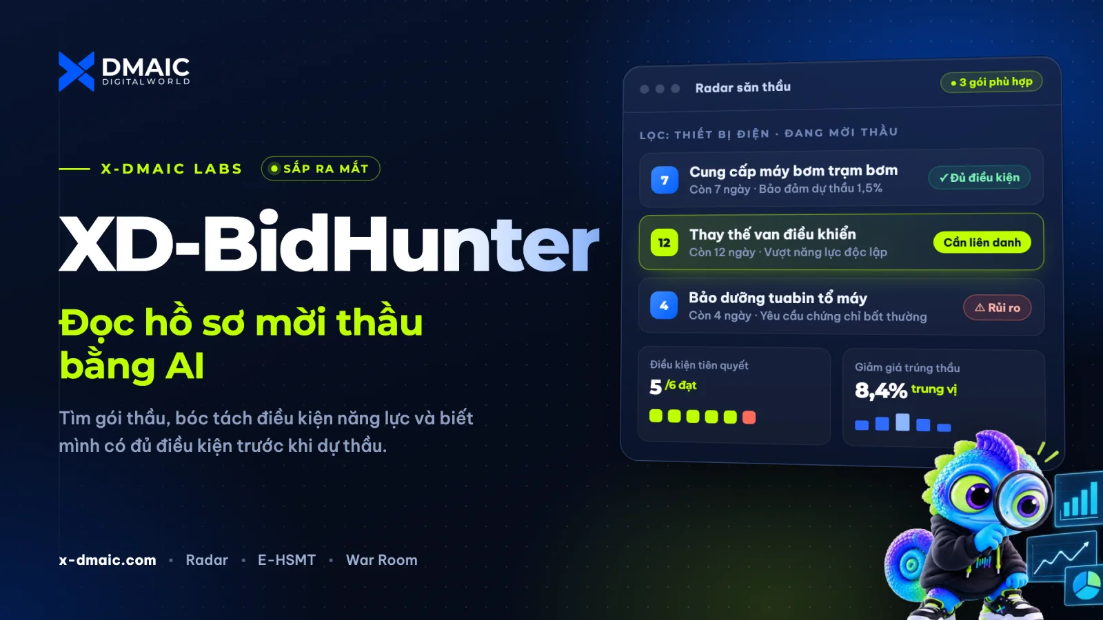XD-BidHunter – phần mềm phân tích hồ sơ mời thầu bằng AI