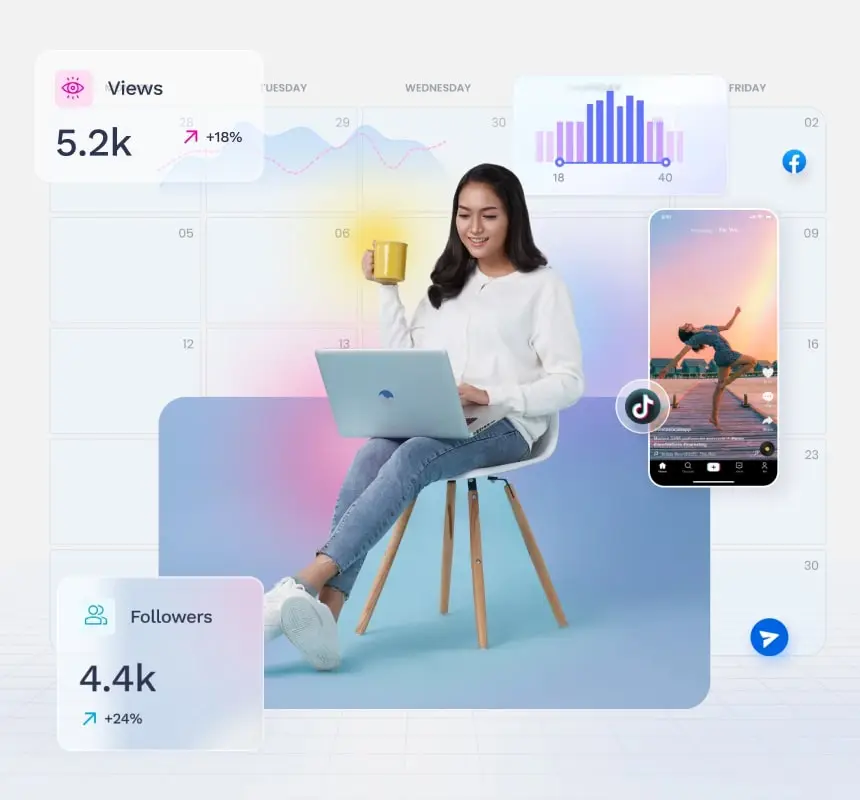 Dịch vụ cross social media cho doanh nghiệp 1