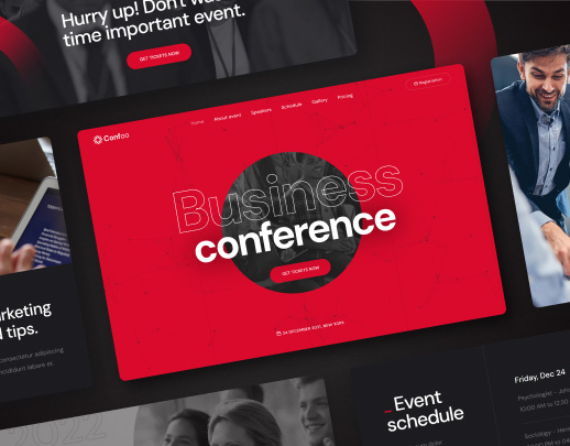 Landing page cho hội thảo