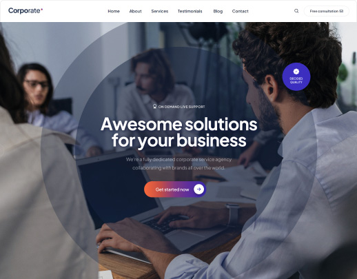 Landing page hợp tác và đầu tư