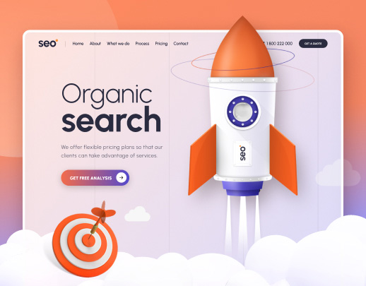 Landing page cho dịch vụ SEO