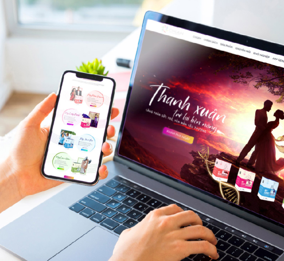 Thiết kế landing page sáng tạo Cixgen