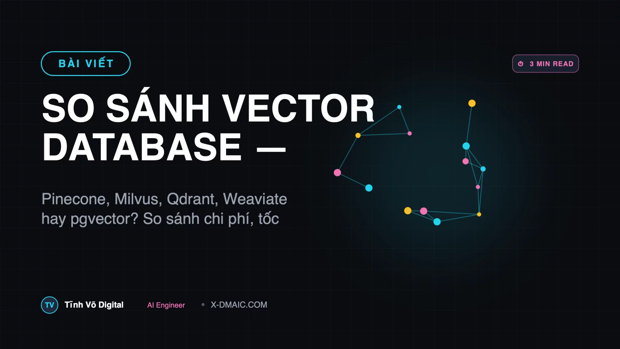 SO SÁNH VECTOR DATABASE — Pinecone vs Milvus vs Qdrant vs Weaviate vs pgvector