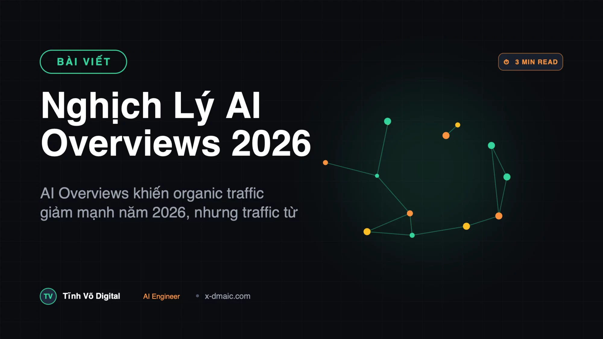 Nghịch Lý AI Overviews 2026 Organic Traffic Giảm Nhưng AI Referral Traffic Bùng Nổ
