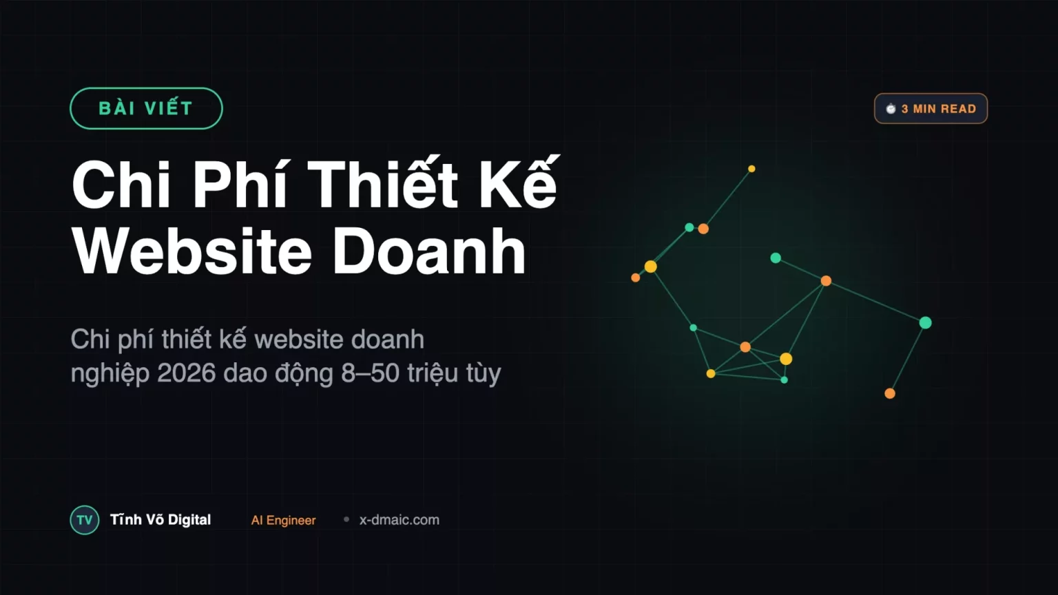 Sơ đồ Chi Phí Thiết Kế Website Doanh Nghiệp Bao Nhiêu Tiền Năm 2026? - X-DMAIC.COM