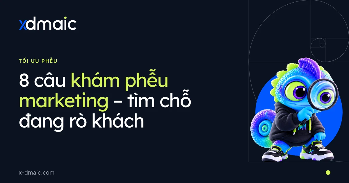 8 câu khám phễu marketing – tìm chỗ đang rò khách