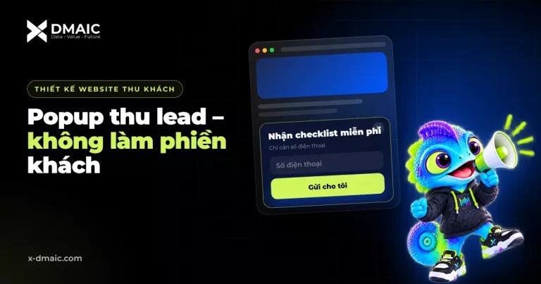 Popup trên website – Dùng sao để thu lead mà không làm phiền khách