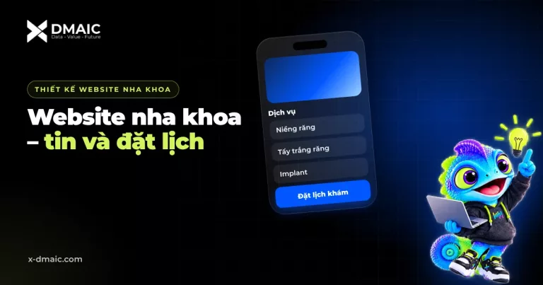 Thiết kế website nha khoa – Website giúp bệnh nhân tin và đặt lịch