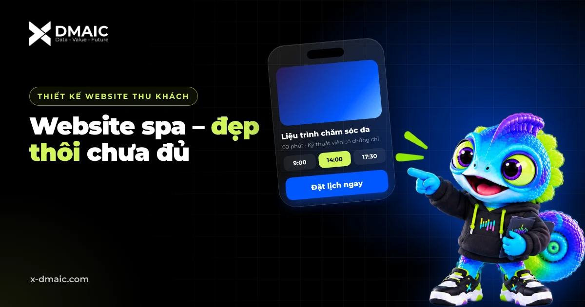 Website spa – đẹp thôi chưa đủ