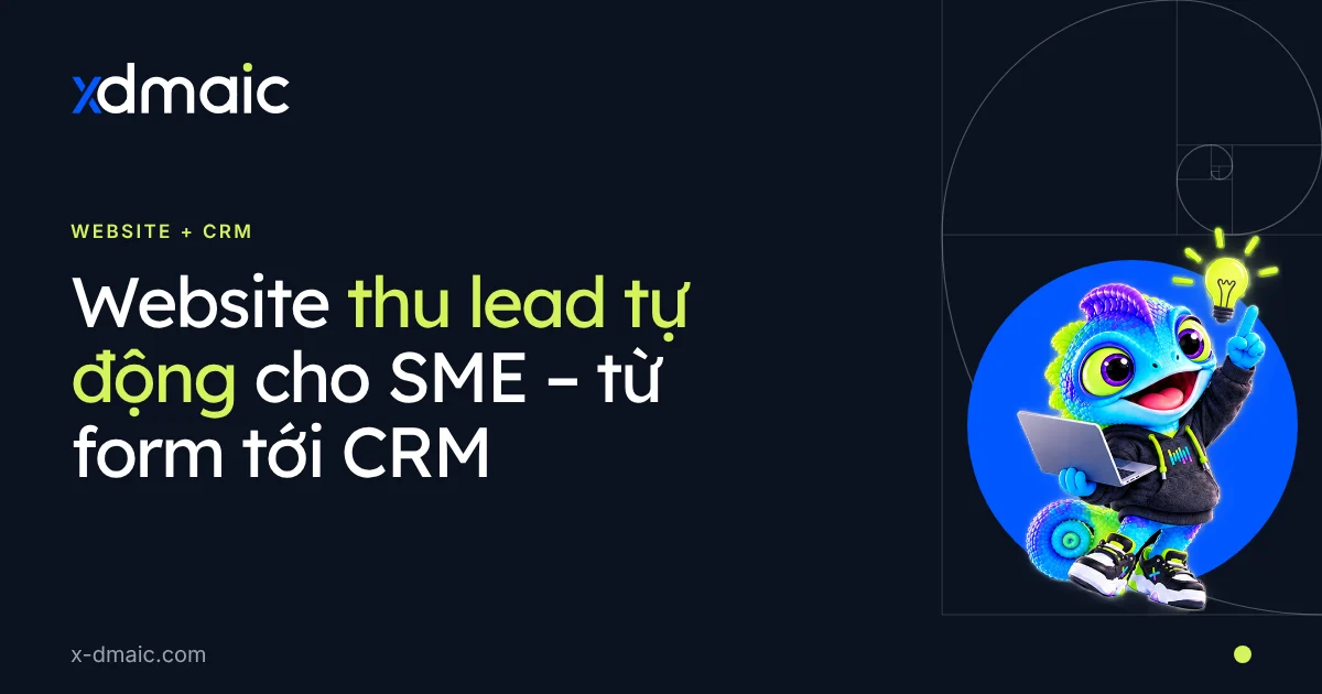 Website thu lead tự động cho SME – từ form tới CRM